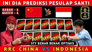 BAHAYA LAGA KE 4❗INDONESIA VS CHINA KUALIFIKASI PIALA DUNIA 2026 BABAK 3  PREDIKSI TIMNAS [upl. by Are]