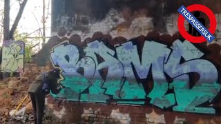 LONDON GRAFFITI  WALL SESSION S3E1  BAMS [upl. by Hctim]