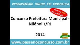 Concurso Prefeitura Municipal  NilópolisRJ  Guarda Municipal [upl. by Elly]