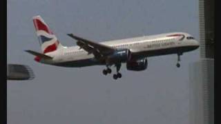 British Airways Boeing 757200 Near Bird Strike [upl. by Moishe]