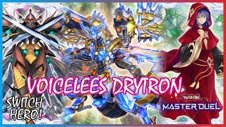 VOICELESS VOICE DRYTRON COMBO RANKED GAMEPLAY YuGiOh Master Duel drytron voiceless [upl. by Anayd155]