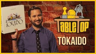 Tokaido Jason Wishnov J August Richards and Chris Kluwe join Wil Wheaton on TableTop S03E01 [upl. by Jenness]