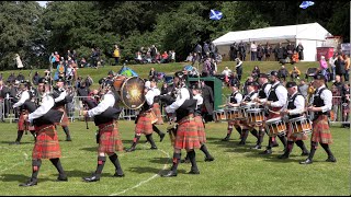 Denny and Dunipace Pipe Band place 4th in Grade 3A at 2024 British Pipe Band Championships in Forres [upl. by Aramois]