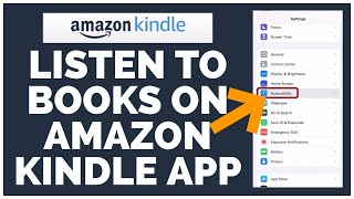 How To Listen to Books on Amazon Kindle App 2022 [upl. by Haldane]