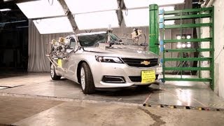 2014 Chevrolet Impala  Side Pole Crash Test by NHTSA  CrashNet1 [upl. by Bowrah]