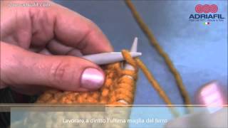 Adriafil tutorial la maglia di vivagno o di margine [upl. by Amrac]