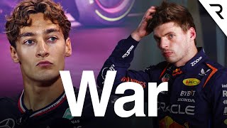 Explosive Russell Verstappen F1 feud explained [upl. by Mott]