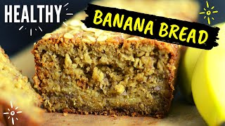 Healthy Oatmeal Banana Bread  Easy Banana Bread Recipe [upl. by Otto]