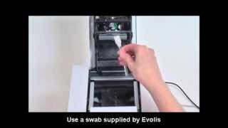 Evolis Primacy  Cleaning the Printhead [upl. by Nayrb]