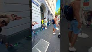 Zurich Switzerland 🇨🇭 Street parade day  Stadelhofen [upl. by Lumbye]