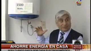 Osinergmin en ATV consejos sobre consumo eléctrico 2013 [upl. by Kcirddes]