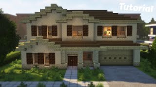 Minecraft Suburban House Tutorial 22 [upl. by Kilroy871]