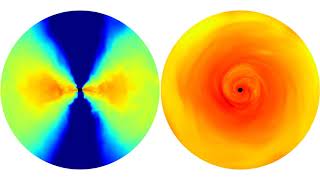 GRMHD Simulation of Potential M87 Accretion Disk [upl. by Zuleika]