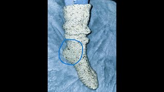 Loom Knit Sock Heel  Wrap amp Turn Tutorial loomknitting yarn socks heel bulky lionbrandyarn [upl. by Omer]