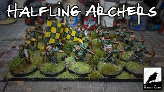 Painting Copplestone Halfling Archers for SAGA and Oathmark [upl. by Nnahoj]