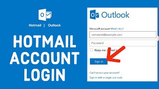 Hotmail Login Hotmail Email Login Sign In 2022  Login hotmailcom Tutorial [upl. by Assed]