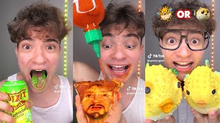 Extreme Spicy Food Challenge By Spizee The Goat  Mukbang amp ASMR Compilation 2024✔ [upl. by Usanis]