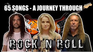 65 Songs  A Journey Through Rock N Roll  Ten Second Songs [upl. by Darnell557]