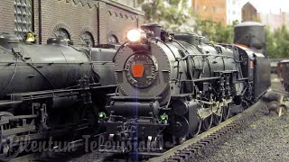 One of the most detailed model railroad layouts for America’s biggest steam locomotives in O scale [upl. by Tyrus]