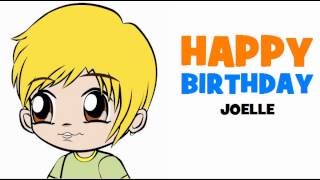 HAPPY BIRTHDAY JOELLE [upl. by Hoeg293]