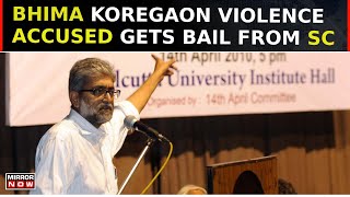 Bhima Koregaon Violence Case Activist Gautam Navlakha Gets Bail From Supreme Court  Court News [upl. by Ahsatsana]