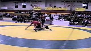 2002 Senior National Championships 59 kg Leslee Laverdure vs Melody McCague [upl. by Dragoon]