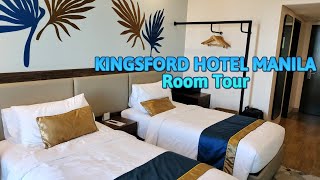 KINGSFORD HOTEL MANILA Room Tour 2024 Checkin and Lobby Hotel near Okada [upl. by Anairo882]