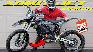 NEW CHEAP 85 MPH Electric Dirt Bike With GEARS  INSANE Admit Jet Armor [upl. by Dugald]