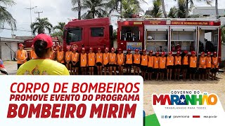 Corpo de Bombeiros promove evento para alunos do programa Bombeiro Mirim [upl. by Jesus]