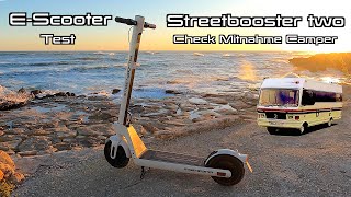 Streetbooster Two EScooter mit Wechselakku Test Review amp Check Mitnahme im Wohnmobil [upl. by Gino]