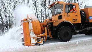 Snowblowing near Sárvár 2 [upl. by Secrest63]