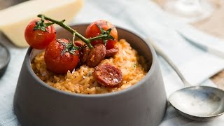 How to Cook Chorizo and Tomato Risotto [upl. by Kipp]