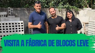 VISITA DO AMIGO PACHECO A FÁBRICA DE BLOCODB BLOCOS CONCRETO SUSTENTÁVEL [upl. by Cormier]