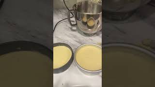 Cakes going in the oven cake cakedecoratingvideos vanillacake [upl. by Egidius84]