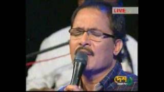 দমে জীবন দমে মরণ  Dome Jibon Dome Moron ✿ তপন চৌধুরী  Tapan Chowdhury Live desh TV [upl. by Milore]