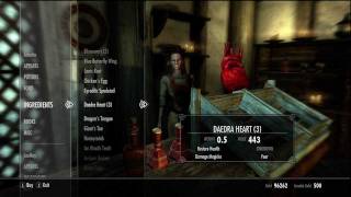 Skyrim Easy How To Find Daedra Hearts NEW [upl. by Barrett]