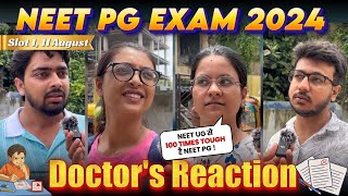 NEET PG 2024🔥 Paper Reaction😱 इस बार का Paper Tough NEET PG EXAM ANALYSIS [upl. by Ayat]