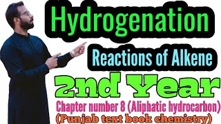 Hydrogenation of alkene  Reaction of Alkene  12th class chemistry  chno8 [upl. by Norbert525]