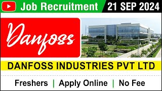 JOB  Danfoss Industries Private Limited  Recruitment  21 SEP 2024  Careers  in Tamil [upl. by Rosenzweig]