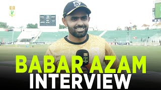 Babar Azam Interview  Stallions vs Dolphins  Match 7  Bahria Town Champions Cup 2024  M9A1K [upl. by Tem]