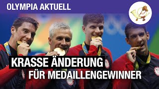 Weil Athleten ständig reinbeißen OlympiaMedaillen künftig aus Schokolade [upl. by Lednahs573]