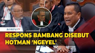 Panas Hotman VS Bambang Widjojanto Disebut Ngeyel Dibalas Hotmen Hakim MK Sampai Ketawa [upl. by Aeret74]