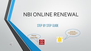 NBI ONLINE RENEWAL Easy Steps to Schedule NBI Clearance Online Appointment [upl. by Aknahs]