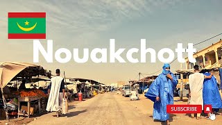 NOUAKCHOTT MAURITANIA City tour Cycling tour Travel Sahara [upl. by Yelak]