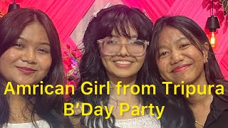 Amrican Tripuri Girl Birthday prtyviral vlog new [upl. by Ittocs]