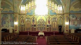 St Josaphat Ukrainian Catholic Cathedral  Edmonton Eparchy  LIVE Stream [upl. by Htbazile]