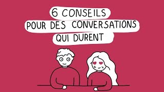 Comment tenir une conversation avec une fille  6 astuces efficaces [upl. by Anilorac147]