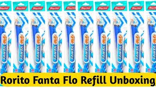 Rorito FANTA FLO Ball Pen Refill Unboxing [upl. by Aerbma653]