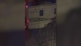 Neighbor captures video of RV hitandruns in Denver [upl. by Pettit]