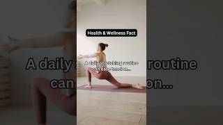 Stretching Daily REALLY Improves Your Mood wellness health facts [upl. by Azrim]